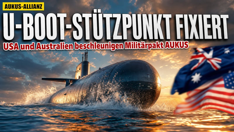 AUKUS im Turbo-Gang: US-Atom-U-Boote beziehen dauerhaft Stellung