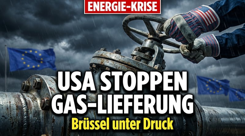 Aus der Traum von der Energiesicherheit: Washington dreht Brüssel den Gashahn zu