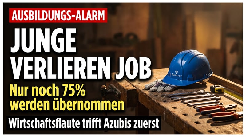 Ausbildung im Sinkflug: Wenn die Wirtschaft hustet, verlieren zuerst die Jungen ihren Job