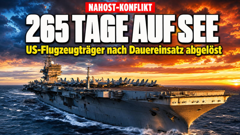 Ausgebrannt auf hoher See: US-Träger nach 265 Tagen abgelöst