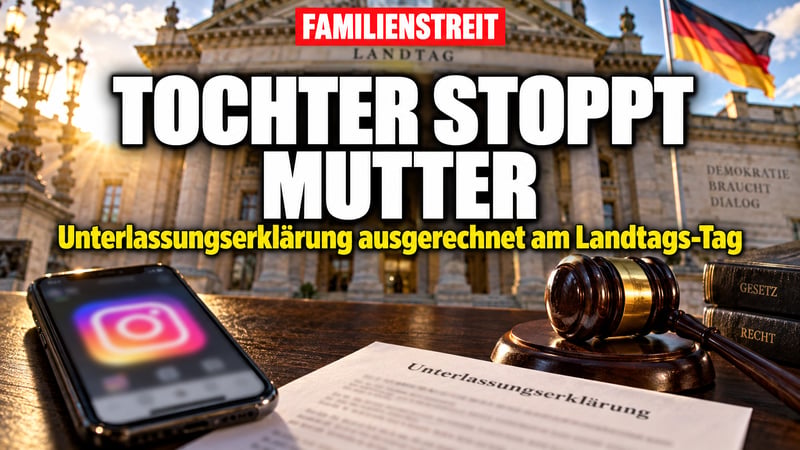 Ausgerechnet am Landtags-Tag: Tochter stoppt Collien Fernandes!