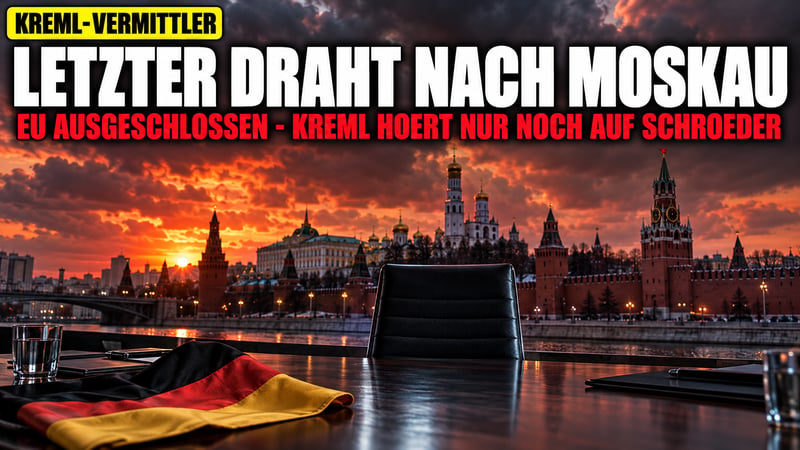 Ausgerechnet Schröder: Ist der Putin-Freund Europas letzte Kreml-Karte?
