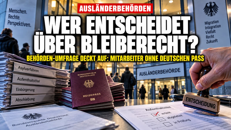 Ausländerbehörden: Wer ohne deutschen Pass über Bleiberecht entscheidet