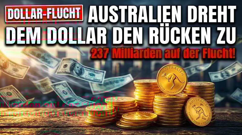 Australiens zweitgrößter Pensionsfonds flüchtet aus dem Dollar – Ein Zeichen des Wandels?