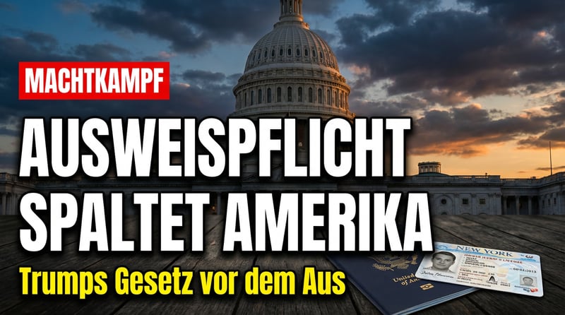 Ausweispflicht bei US-Wahlen: Trumps SAVE America Act spaltet Washington