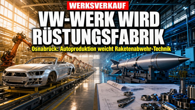 Autos raus, Raketenabwehr rein: VW verkauft Werk Osnabrück!