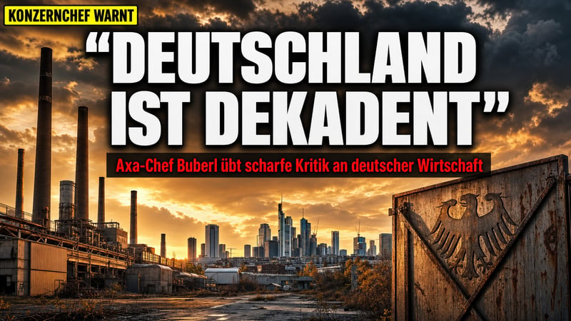 Axa-Chef: "Deutschland in dekadenter Phase" – Klartext eines Konzernlenkers