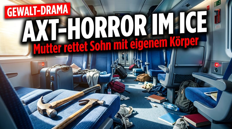 Axt und Hammer im ICE: Wenn der Albtraum auf Schienen Realität wird