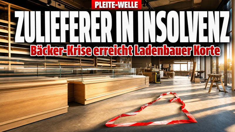 Bäcker-Krise frisst Zulieferer: Ladenbauer Korte in die Insolvenz