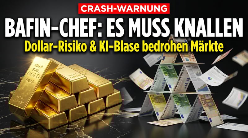 BaFin-Chef warnt vor dem großen Crash: „Irgendwann muss es knallen"