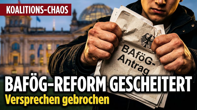 BAföG-Reform vor dem Aus: Wie Berlin den Studenten erst das Blaue vom Himmel verspricht – und dann den Rotstift zückt