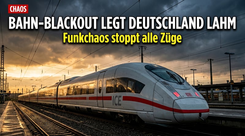 Bahn-Blackout in ganz Deutschland: Funkchaos legt den Schienenverkehr lahm – Sabotage oder marode Infrastruktur?