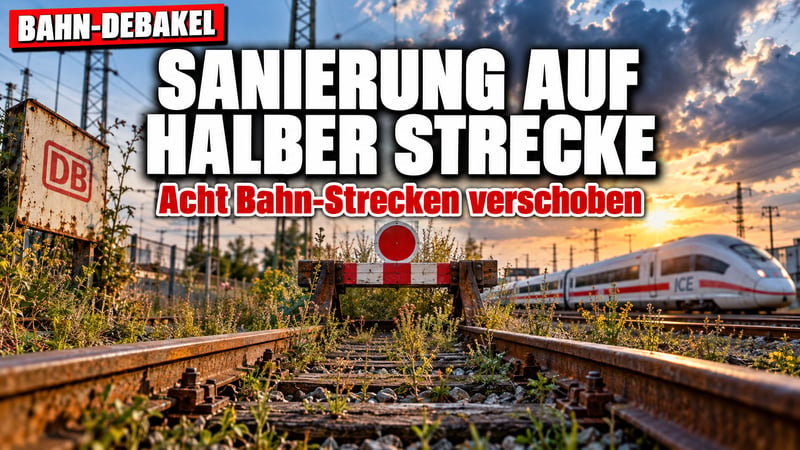 Bahn-Debakel: Sanierungsplan schrumpft, acht Strecken aufs Abstellgleis