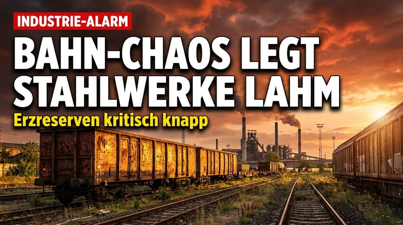 Bahn-Desaster legt deutsche Schlüsselindustrien lahm: Wenn das Rückgrat der Wirtschaft bröckelt