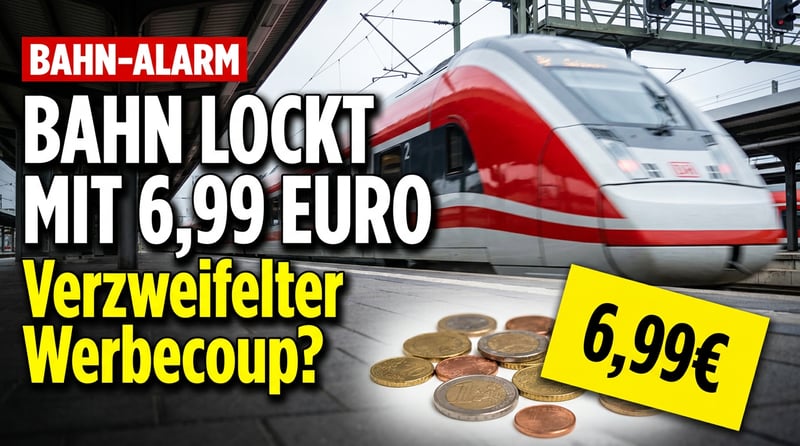 Bahn lockt mit 6,99-Euro-Tickets: Verzweifelter Werbecoup oder echter Schritt zur Modernisierung?