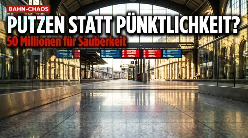 Bahn-Offensive für saubere Bahnhöfe: Kosmetik statt Kernproblem?
