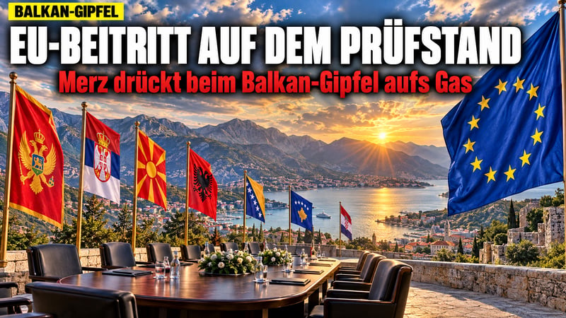 Balkan-Poker in Tivat: Merz drückt bei der EU-Erweiterung aufs Gas