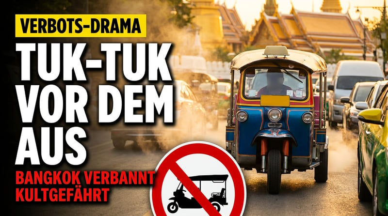 Bangkoks knatternde Freiheit vor dem Aus: Wenn Bürokraten der Seele einer Stadt den Stecker ziehen