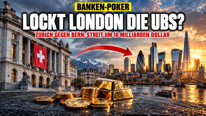 Bank-Beben in Zürich: Lockt London die UBS aus der Schweiz?