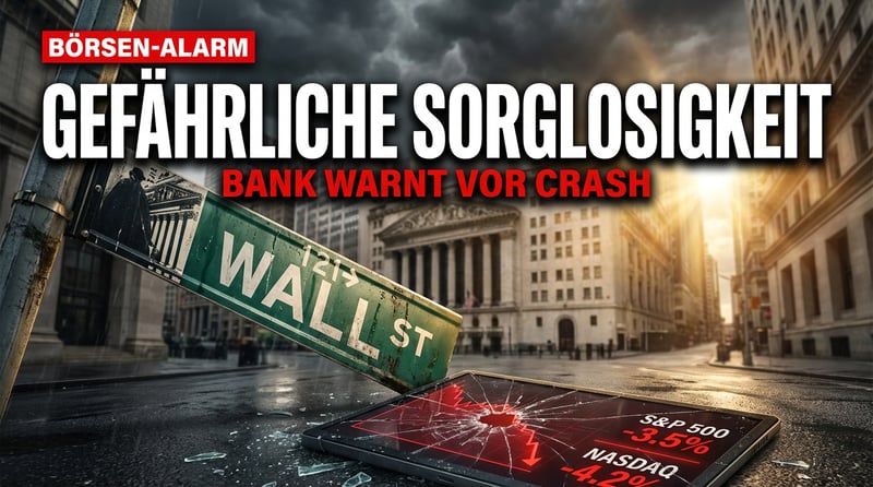 Bank of America warnt: Aktienmärkte in gefährlicher Sorglosigkeit