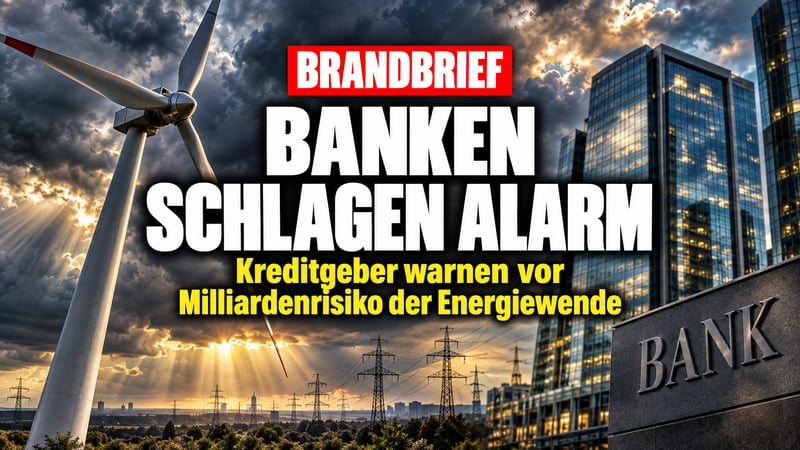 Banken-Brief an Reiche: Warnung vor Milliardenrisiko der Energiewende