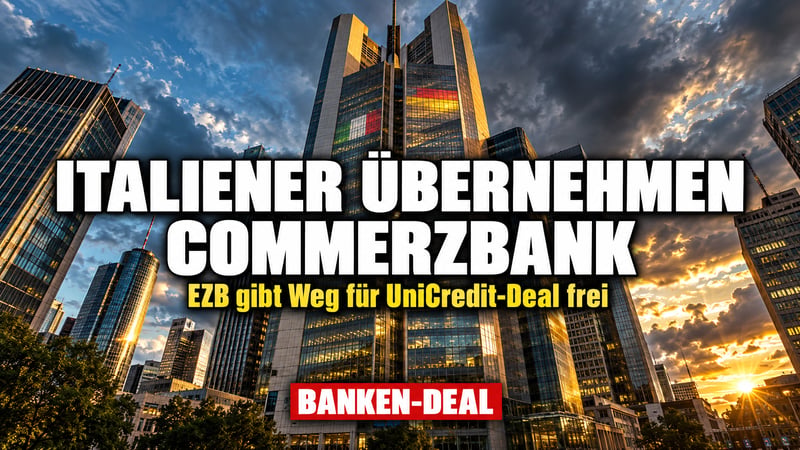 Bankenbeben in Frankfurt: EZB macht Weg für Commerzbank-Deal frei!