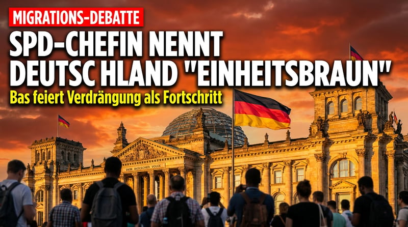 Bärbel Bas und ihr Hass auf das „Einheitsbraun“: Wenn die SPD-Chefin offen die Verdrängung des Deutschen feiert