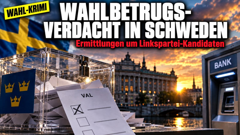 Bargeld und angekreuzte Zettel: Wahlkrimi um Schwedens Linke!