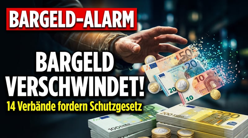 Bargeld unter Beschuss: Verbände schlagen Alarm und fordern Schutzgesetz