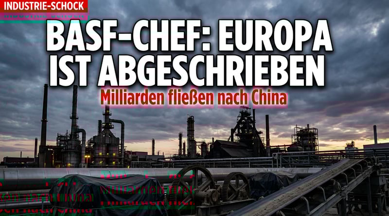 BASF-Chef zieht den Stecker: „In Europa würde ich heute nicht mehr investieren"