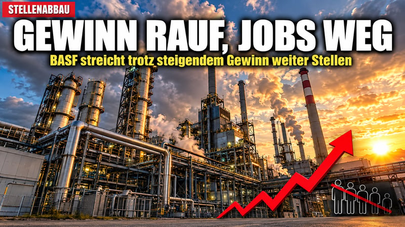 BASF verdient mehr und streicht trotzdem Jobs: Wer zahlt die Zeche?