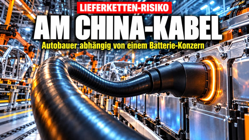 Batterie-König aus China: Deutschlands Autobauer hängen an seinem Kabel