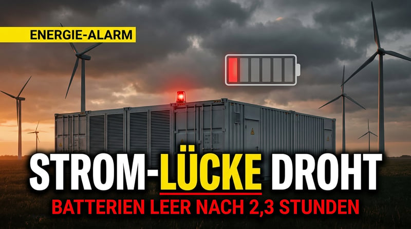 Batteriespeicher-Boom: 31,5 Gigawattstunden – und trotzdem geht bei Dunkelflaute das Licht aus