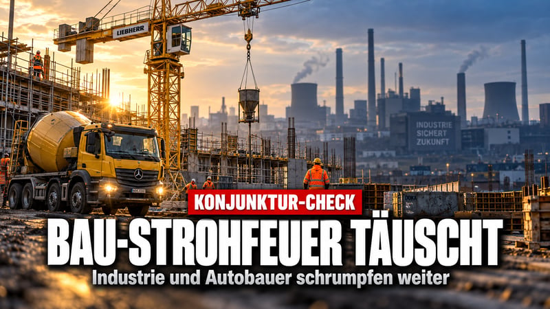 Bau-Strohfeuer statt Aufschwung: Was hinter dem Produktionsplus steckt