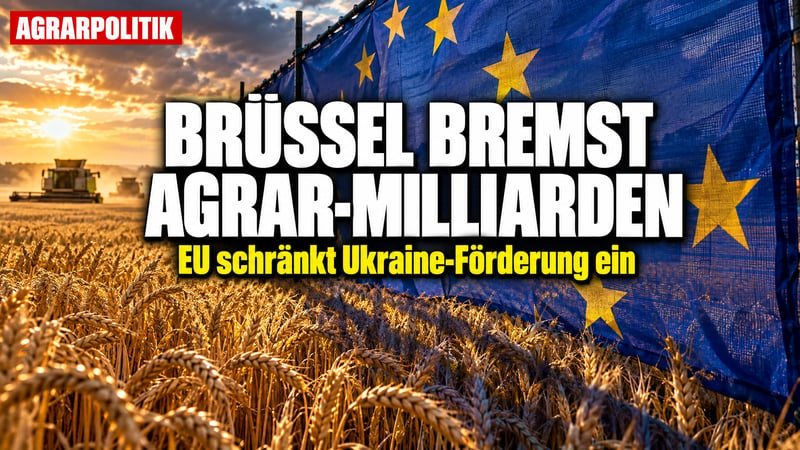 Bauern-Schutz statt Beitritts-Turbo: Brüssel bremst Kiews Agrar-Milliarden