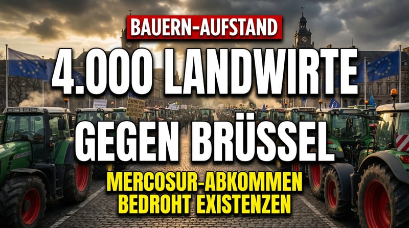 Bauernaufstand in Straßburg: 4.000 Landwirte kämpfen gegen Brüsseler Freihandels-Wahnsinn