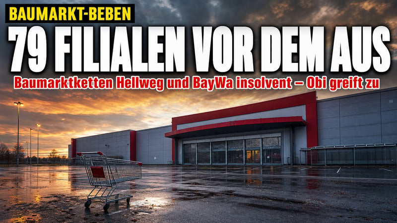 Baumarkt-Beben: 79 Filialen ohne Zukunft – Obi greift zu