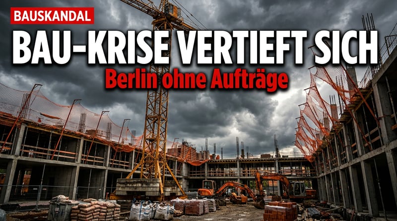 Bauwirtschaft im freien Fall: Berlin und Brandenburg ohne Hoffnungsschimmer