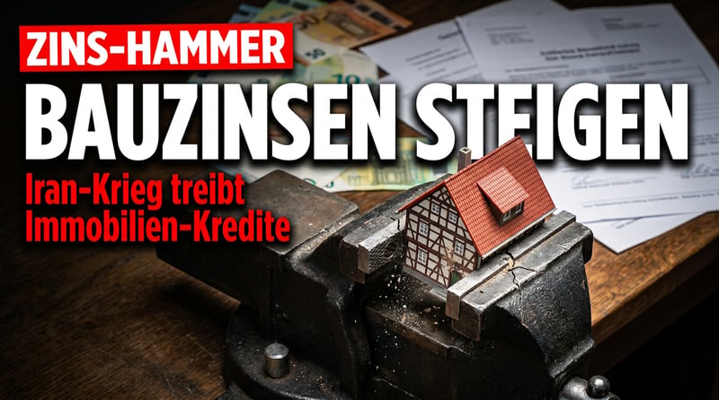 Bauzinsen im Aufwind: Wie der Iran-Krieg deutsche Häuslebauer in die Zange nimmt