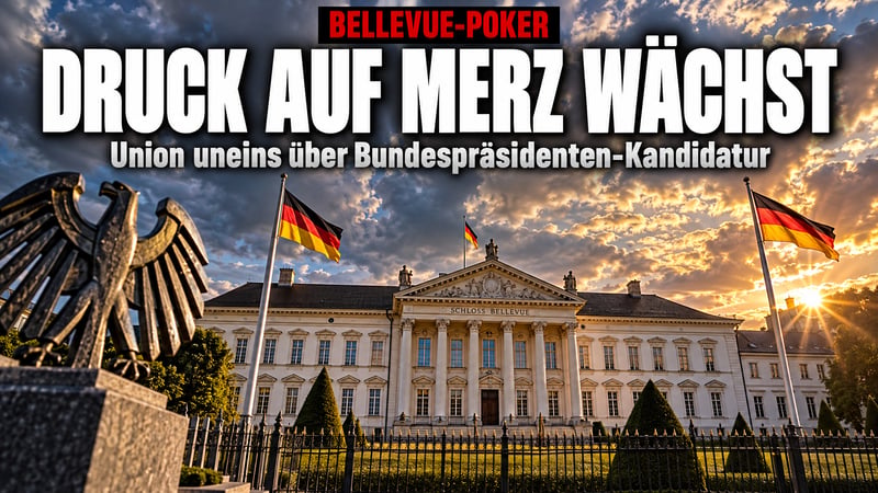 Bayerin für Bellevue: Jetzt wächst der Druck auf Kanzler Merz!