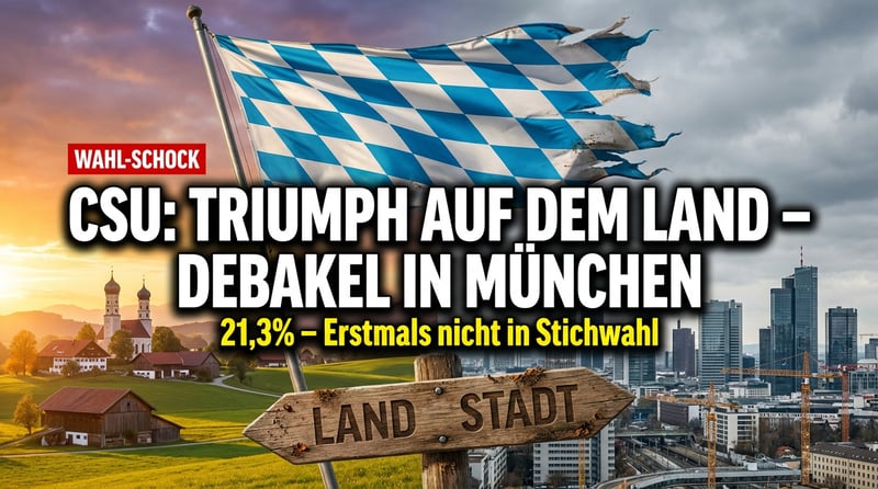 Bayerische Kommunalwahl: CSU triumphiert auf dem Land – doch in den Großstädten droht der Bedeutungsverlust