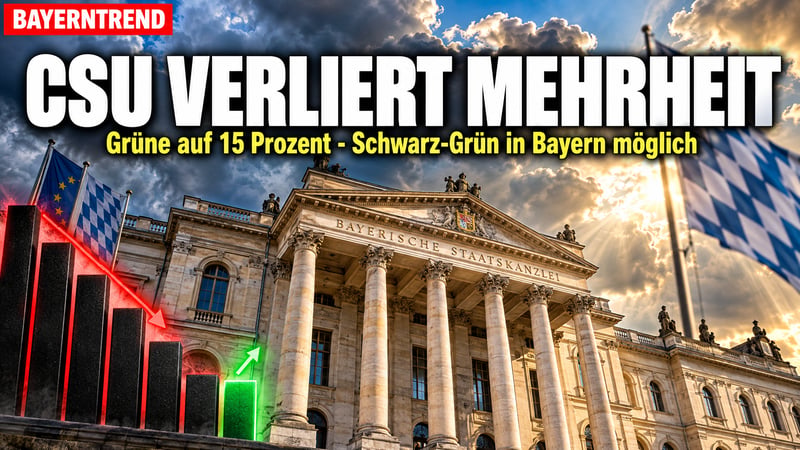 Bayern-Beben: Kommen jetzt die Grünen an Söders Kabinettstisch?