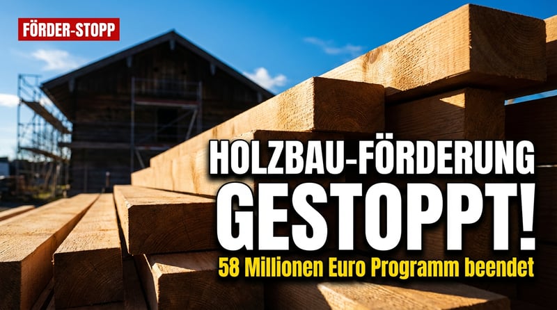 Bayern beendet Klima-Holzbauförderung: Vernunft siegt über grüne Symbolpolitik