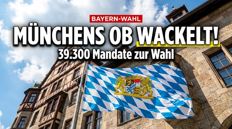 Bayern wählt: Über 39.000 Mandate stehen auf dem Spiel – und Münchens OB wackelt