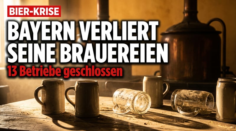 Bayerns Bierbranche unter Druck: Wenn selbst das Reinheitsgebot nicht mehr genug schäumt
