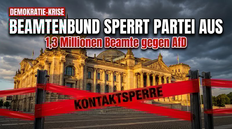 Beamtenbund verhängt Kontaktsperre gegen die AfD – ein Dammbruch für die Demokratie?
