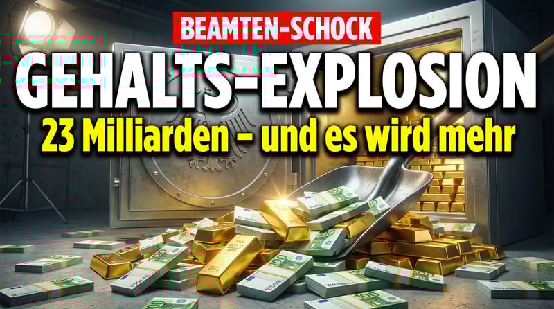 Beamtengehälter explodieren: Der Staat bedient sich selbst – auf Kosten der Steuerzahler