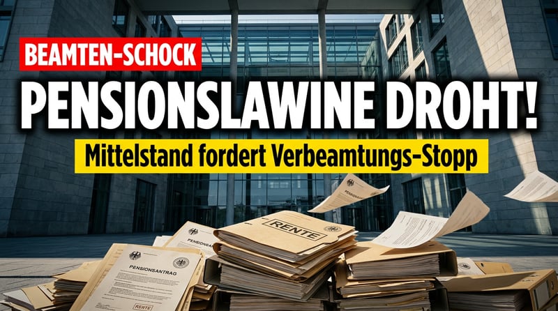 Beamtenstaat außer Kontrolle: CDU-Mittelstandsunion will Verbeamtungswelle stoppen