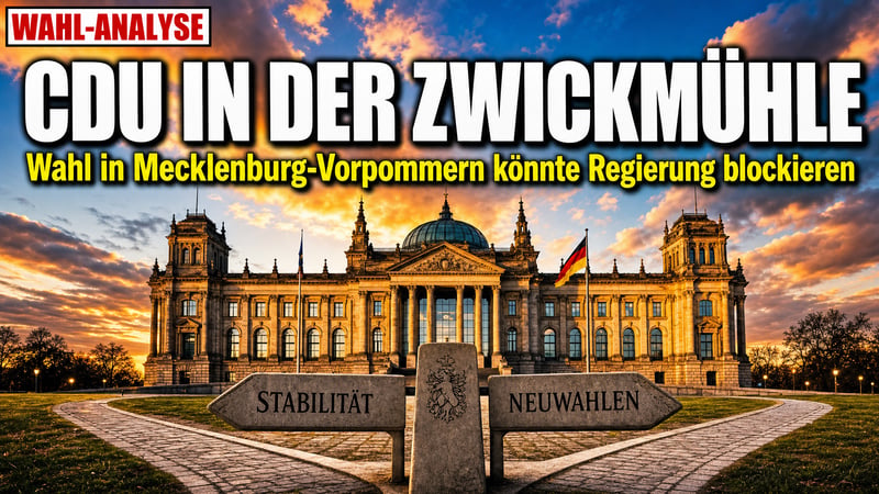 Beben im Nordosten: CDU droht Wahl zwischen Linken und AfD