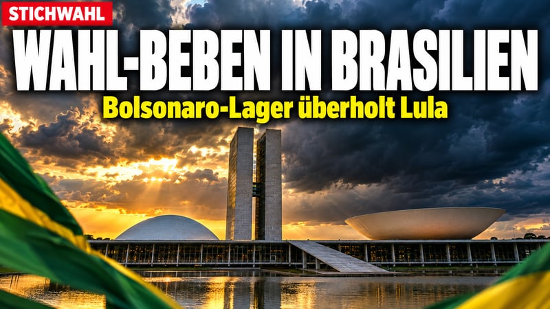 Beben in Brasília: Bolsonaro-Sohn überholt Lula, die Linke steht unter Schock